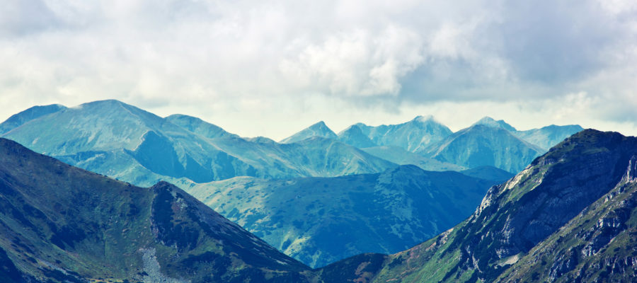 Fantasy and colorfull mountains nature landscape. Nature conceptual image.